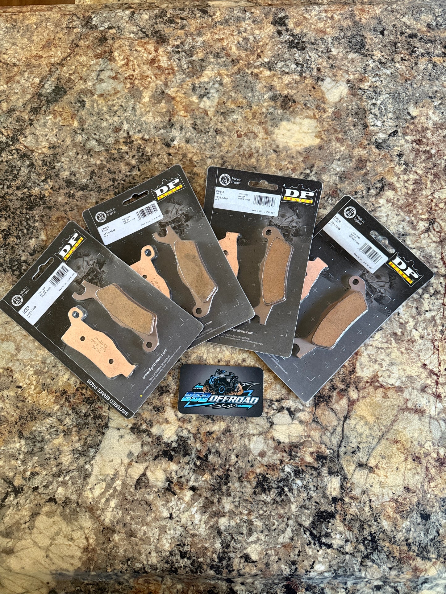 DP Brake Pads Can-Am ATV (4 Caliper Models)